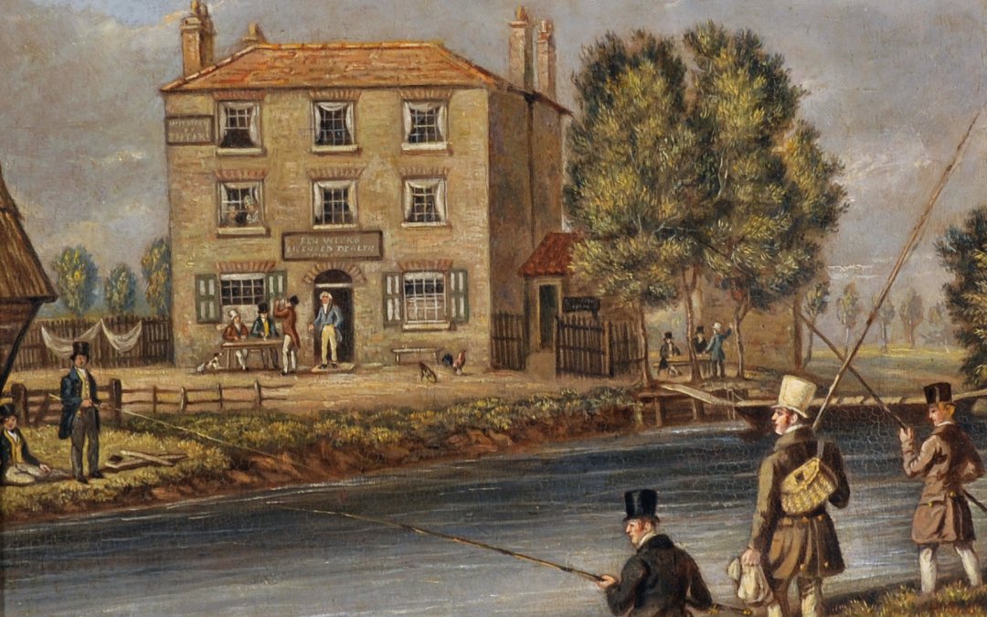 James Pollard (1792-1867) British. “Ben Wicks, Licensed Dealer Spirits/Auctioneers and Valuers