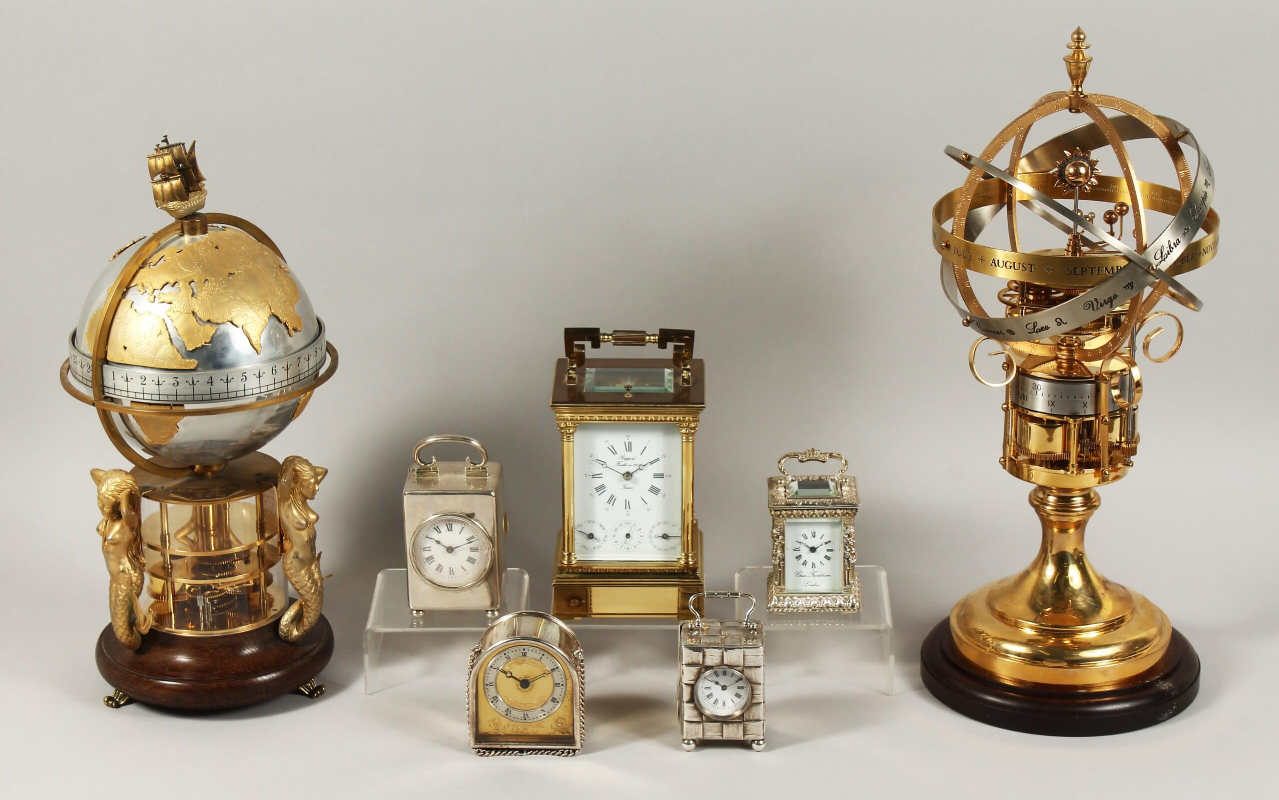 Various clocks from an interesting collection