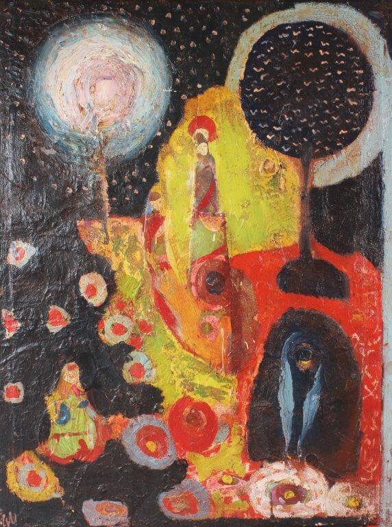 Paul Wadsworth (b.1964) The Garden of Delights, oil on canvas,