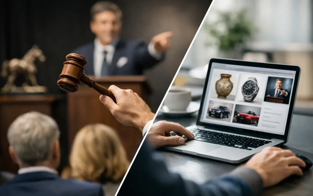 Live Bidding vs Online: Which Auction Route?
