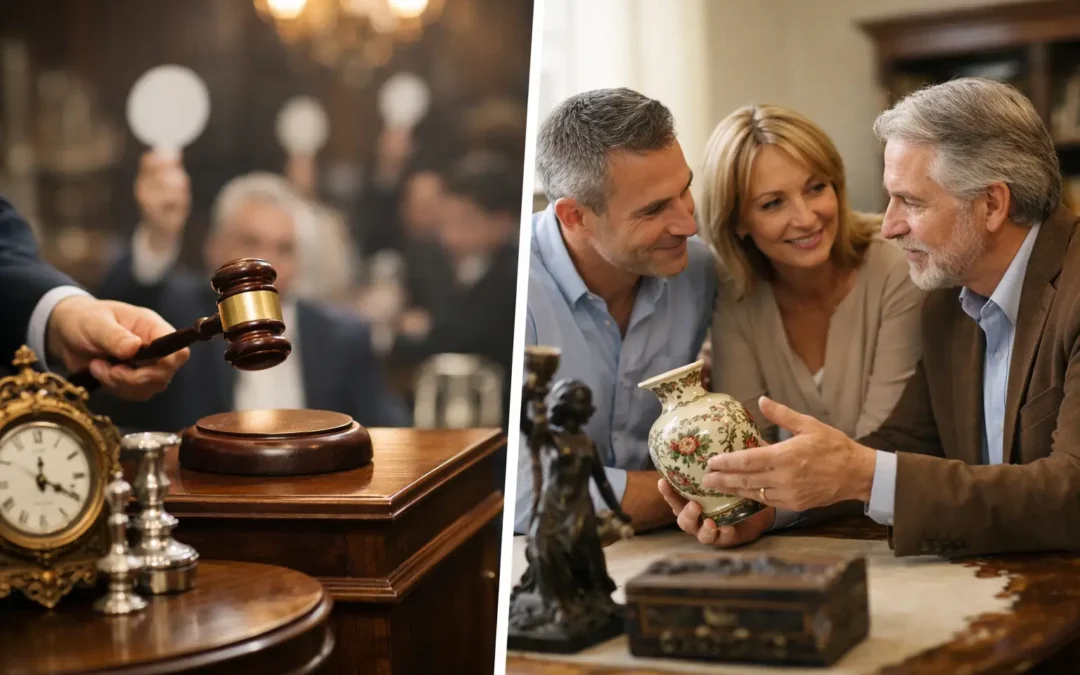 Selling Antiques: Auction or Private Sale?